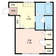 汐入壱番館の間取り画像
