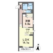 プラスシティ橋本の間取り画像