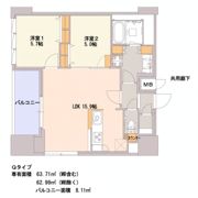 S-RESIDENCE千種belvia TOWER(べルヴィアタワー)の間取り画像