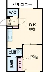 フォンテーヌ東札幌の間取り画像