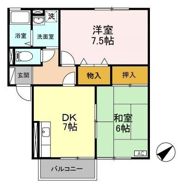 セジュールエイトの間取り画像