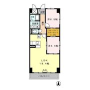 Dwell Saeki(ﾄﾞｴﾙｻｴｷ)の間取り画像