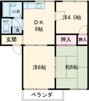 シャルマンセキスイAの間取り画像