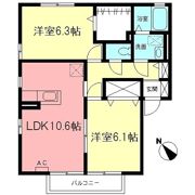 グランエトワールBの間取り画像