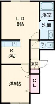 Aストームの間取り画像
