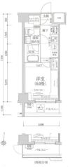 ティモーネプレミアム川崎イーストの間取り画像