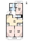 ブルースカイ平塚Ⅱの間取り画像