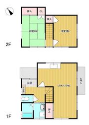 立石森中貸家の間取り画像