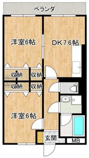 ロイヤルプレースの間取り画像
