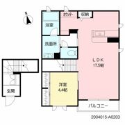 ボワヴェール姪浜の間取り画像