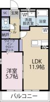 aruROOM高林の間取り画像