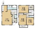 タウンハウス滝川の間取り画像