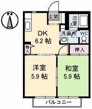 スターハイツの間取り画像