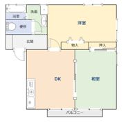ルミエールMARUGAMEの間取り画像