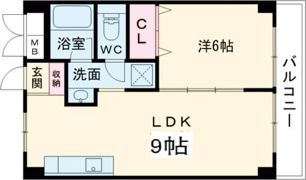 近鉄東生駒コーポの間取り画像