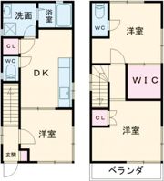 野間8丁目貸戸建住宅の間取り画像