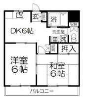 ピアチェーレYMの間取り画像