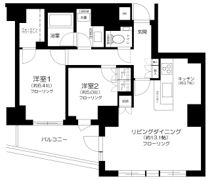 パークホームズ市谷薬王寺セントガレリアの間取り画像