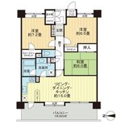 ライオンズマンション小鶴新田センターパークの間取り画像