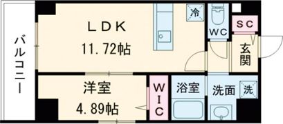 GRANDUKE栄elimaの間取り画像