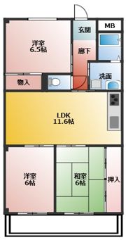 フォレストハイツMORIの間取り画像