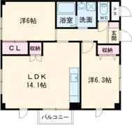 アーバンハイム武田の間取り画像
