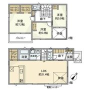 本郷町戸建の間取り画像