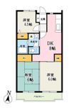 ルミエール南越谷の間取り画像