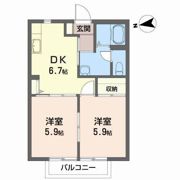 イーストヒルズの間取り画像
