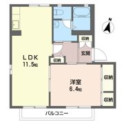 フラット IIの間取り画像