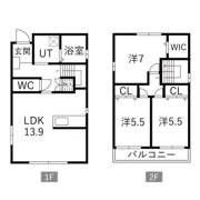 (仮称)リースホーム尾張旭市B棟の間取り画像