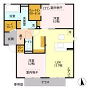 ロイヤルガーデン Bの間取り画像