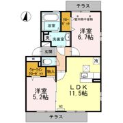 RSAⅡの間取り画像
