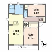 ポラリス Gの間取り画像