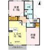 プリマ クレール B棟の間取り画像