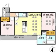 TORISIA STAGE 小郡駅南の間取り画像