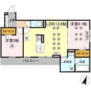 TORISIA STAGE 小郡駅南の間取り画像