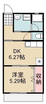 赤堀アパートの間取り画像