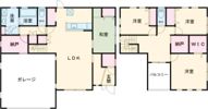 高茶屋1丁目戸建て賃貸の間取り画像