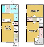 オークランドヒルズ郷 Bの間取り画像