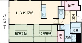 シティガーデン広畑の間取り画像