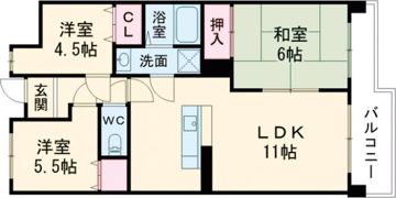 シティガーデン広畑の間取り画像