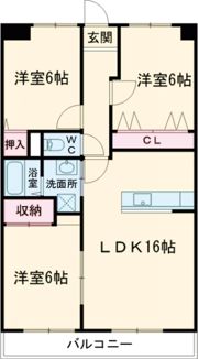 ウィンベル勝山2の間取り画像