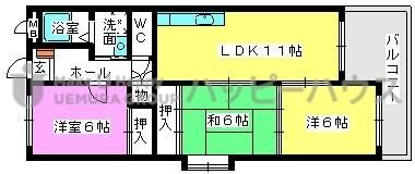 サンシャイン井上の間取り画像