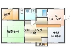 あかり住宅の間取り画像
