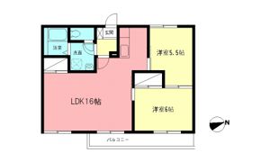 ファミーユ関野の間取り画像