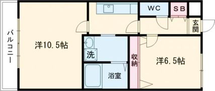 カメリア・ヒルズ中山台の間取り画像