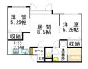Stella豊岡2－1の間取り画像