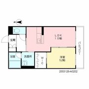 パークサイド唐人町の間取り画像