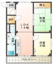 さくらハイツの間取り画像